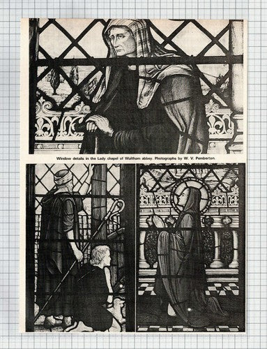 Lady Chapel Waltham Abbey Essex -1972 Clipping
