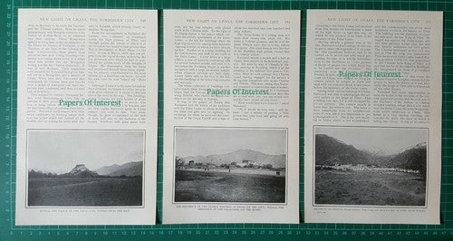 (6861) Lhasa Tibet China W Woodville Rockhill Ushe Narzunof - 1903 Article