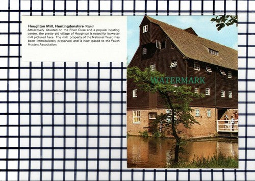 C6926) Houghton Mill Huntingdonshire  - 1970s Cutting