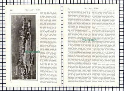 Monte Carlo Casino Francois Blanc  W Ballantine - c.1909 Article / Print