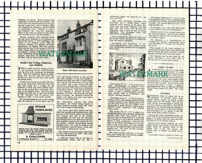 (8124) Manor Hill Grassington Sloade Lane Cottage Ridgeway  - 1969 Article