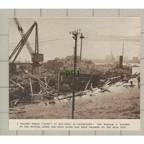 C248) Dry Dock Silverton WILLIAM J DANIELS Ship - 1949