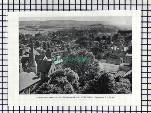 (8193) Lewes Sussex  - 1950 Cutting
