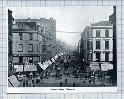 (5659) Jamaica Bridge / Argyle Street Glasgow - c.1900 Cutting