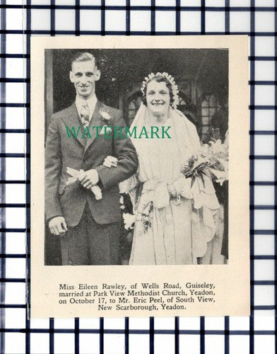 C7089) Miss Eileen Rawley Guiseley Eric Peel New Scarborough Yeadon  - 1936