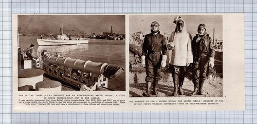 (5582) Motor Torpedo Boats Arctic Circle Experimental Cruise  - 1949 Clip