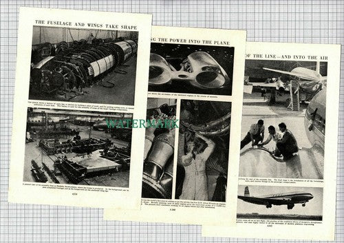 (8705) The De Havilland Aircraft Company Aeroplane  -  c.1950's Article