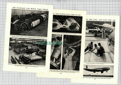 (8705) The De Havilland Aircraft Company Aeroplane  -  c.1950's Article