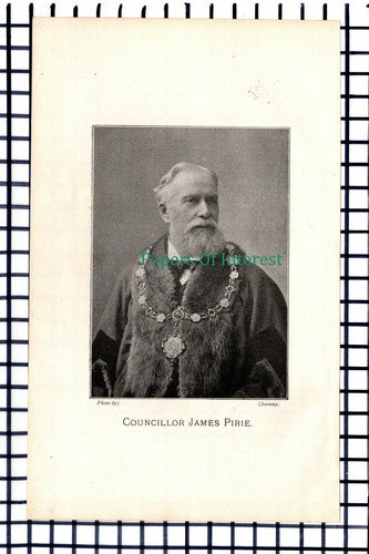 (6561) Councillor James Pirie Mayor Of Scarborough  - 1901 Article