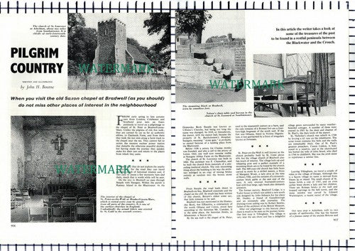 (7667) Bradwell Juxta Mare Essex Asheldham - 1966 Article