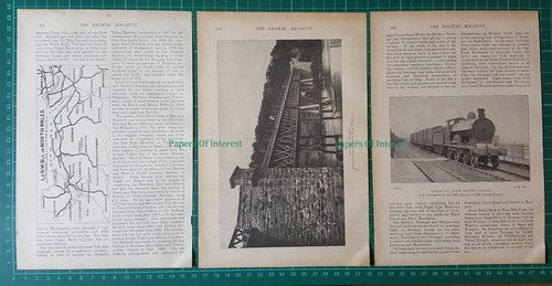 (6668) The Midland London North Western Railways In Wales - 1917 Article