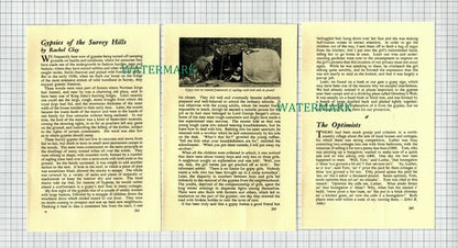 (6553) Gypsies Of The Surrey Hills  Rachel Clay - 1952 SMALL Article