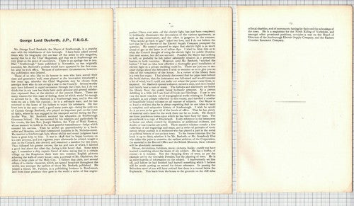 (6058) George Lord Beeforth Mayor Of Scarborough Yorkshire - 1901 Article