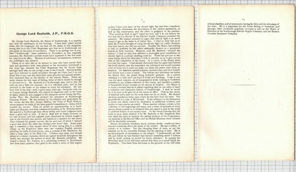 (6058) George Lord Beeforth Mayor Of Scarborough Yorkshire - 1901 Article