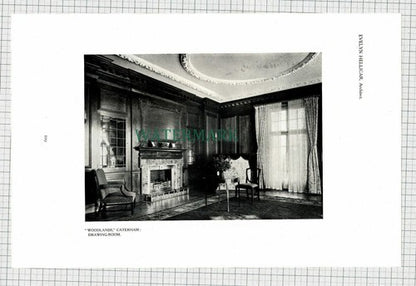 Woodlands Caterham Evelyn Hellicar - 1911 Print / Cutting