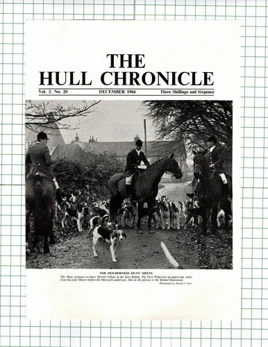 (173) The Holderness Hunt Meet Skerne Village East Riding - 1966 Cutting
