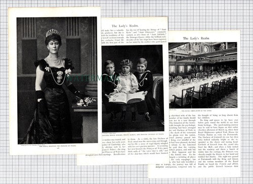 The Princess Of Wales The OPHIR York House St James's -  c.1900  Article