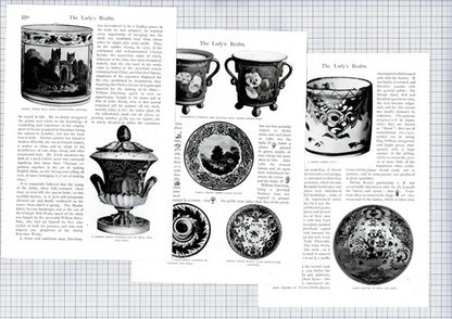 (6347) Mrs Delves Broughton William Duesbury Crown Derby China -  c.1905 Article