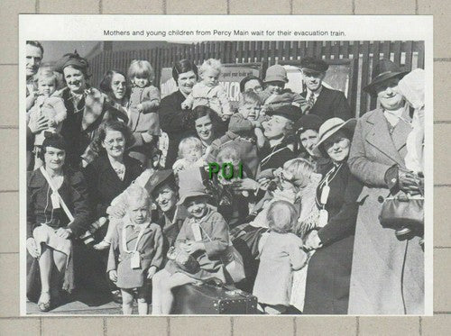 (5434) Percy Main Tyneside Wartime Evacuation  - Cutting
