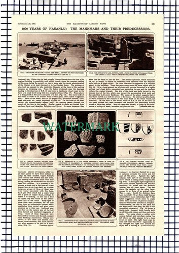 Mannaean Citadel Hasanlu Project Philadelphia Robert DYSON -1961 Article