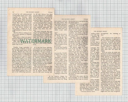 (8607) US Navy Submarine NAUTILUS - 1956 Article