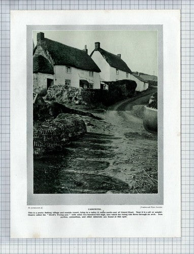 (5889) Cadgwith    - c.1930s Book Print