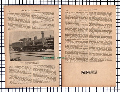 (6642) Lucknow India Railway Station Oudh & Rohilkand Brian Bramill  -  1917