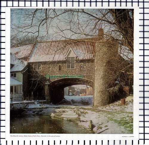 X1391) Pull's Ferry Norwich Water Gate - 1971 Cutting