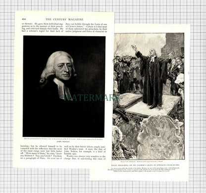 John Wesley Epworth Lincolnshire Methodism - 1903 2-Part Article