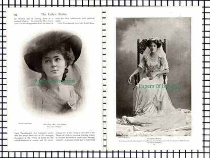 (6352) Mr William Howard Taft Sandringham House Ethel Warwick  - c.1909 Article