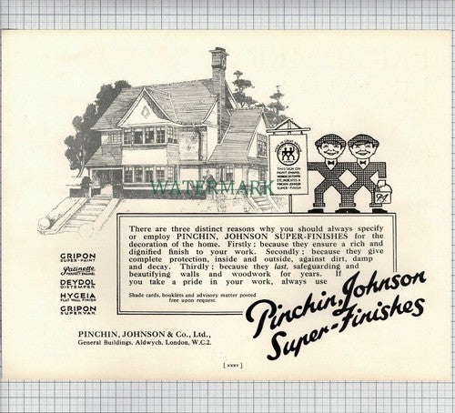 X1733) PINCHIN JOHNSON & Co / Frigidaire Advert - 1927 Cutting