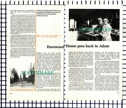 (7677) Harewood House   - 1990 Article
