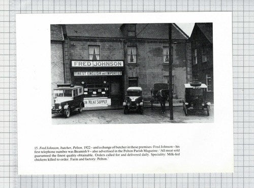 Pelton County Durham Fred Johnson Butcher - Clipping / Print