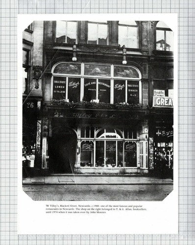 Tilley's Cafe Blackett St Newcastle  Paddy's Market  Alnwick Market - Book Print