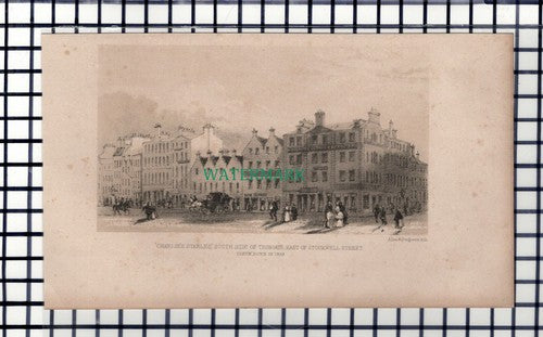 C7406) Charlie's Stables Trongate Glasgow - 1848 Cutting