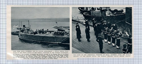 (5405) Royal Sovereign Archangelsk Battleship Royal Marine Ernest Archer  1949