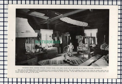 (8117) Karjalohja Finland / Miss Fanny Sundstrom Aland Islands - 1940 Book Print