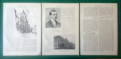 Edinburgh University Rev George Jackson Hugh Black - 1896 Article