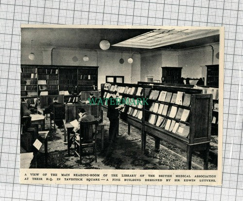 C2126) British Medical Association HQ Tavistock Square London - 1948 Clip