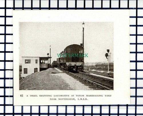 C6720) Toton Marshalling Yard Nottingham LMSR - 1947 Cutting