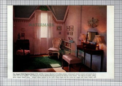 (8337) Gregory Blaxland  Antonia Woollahra Sydney Australia  -  1950s Cutting