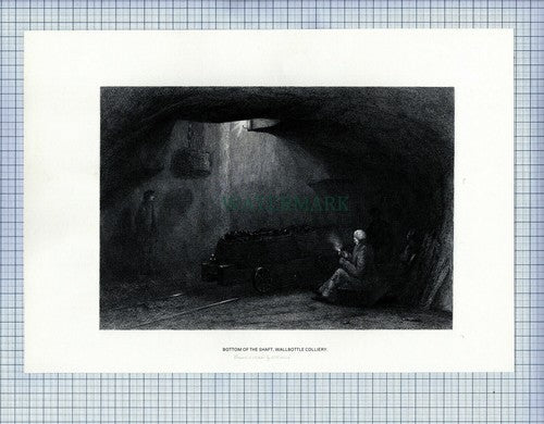 BENWELL STAITH WALLBOTTLE COLLIERY MINE MINING PRINT 1987 (X1708)