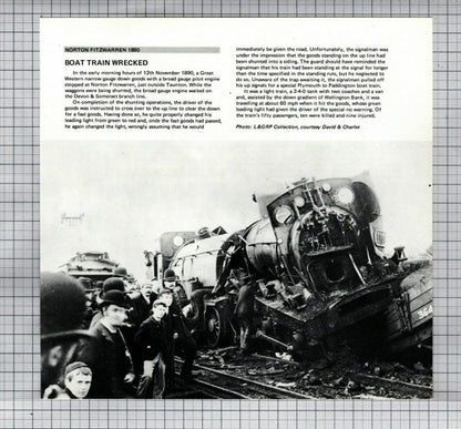 (6025) Norton Fitzwarren Train Crash 1890 / Thirk Manor House Holmes - Cutting