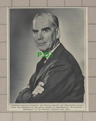 C2432) Sir William Gilliatt Royal Doctor Royal College Obstetricians - 1948 Clip