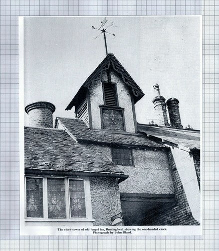 (5678) Old Angel Inn Clock Tower Buntingford Hertfordshire   - 1967 Clip