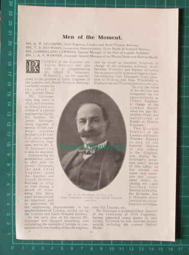 (6454) A W Szlumper TE Heywood North of Scotland Railway - 1914  Article