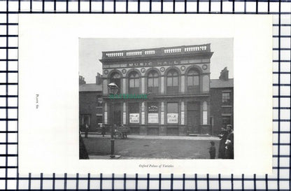 C6539) Oxford Palace Of Varieties / King's Head Hotel Middlesbrough   Book Print