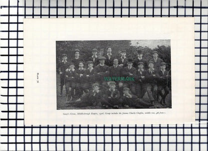 C6557) Wesleyan Chapel Middlesbrough Casey's Circus Chaplin - 1960s Book Print