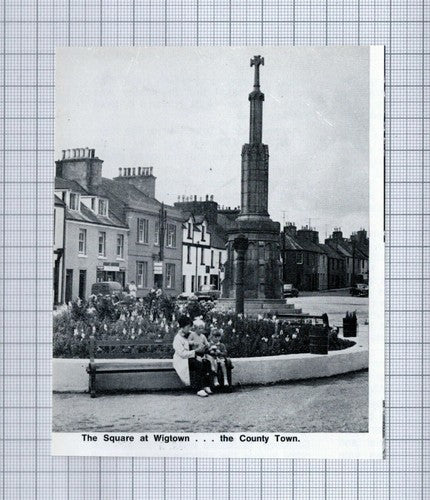 (5357) The Square At Wigtown Scotland -  c.1976 Clip