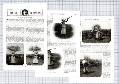 (6358) The Art Of Shooting For Women Glady Beattie Crozier - c.1905 Article